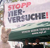 Graz und Klagenfurt gegen Tierversuche