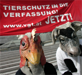 Bundesweite Tierschutz-Proteste vor ÖVP-Zentralen