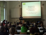 VGT-Obmann referiert zum neuen Tierversuchsgesetz auf der BOKU in Wien