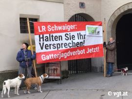 Kundgebung in Salzburg