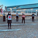 Vollspaltenboden Schweine: bundesweit Proteste vor ÖVP-Zentralen der Bundesländer