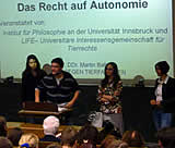 Riesengroßes Interesse an VGT-Vortrag an der Uni Innsbruck