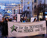 Ein entschlossenes Statement, die große Anti-Pelz-Demo in Innsbruck